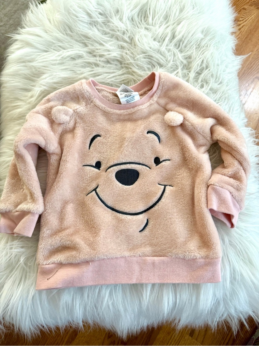 Kids Plush Winnie the Pooh Soft Plus Sweatshirt